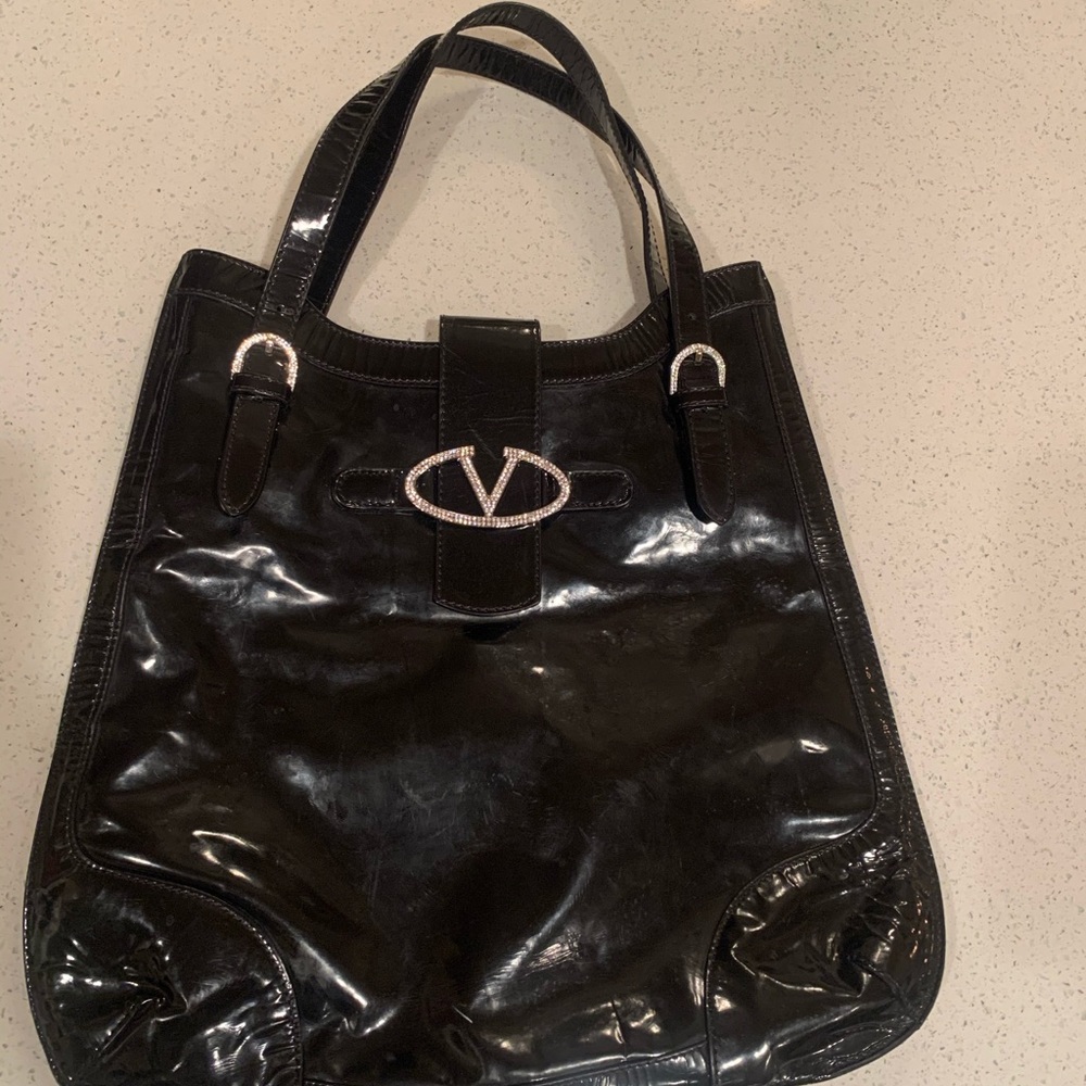 Valentino Patton leather purse